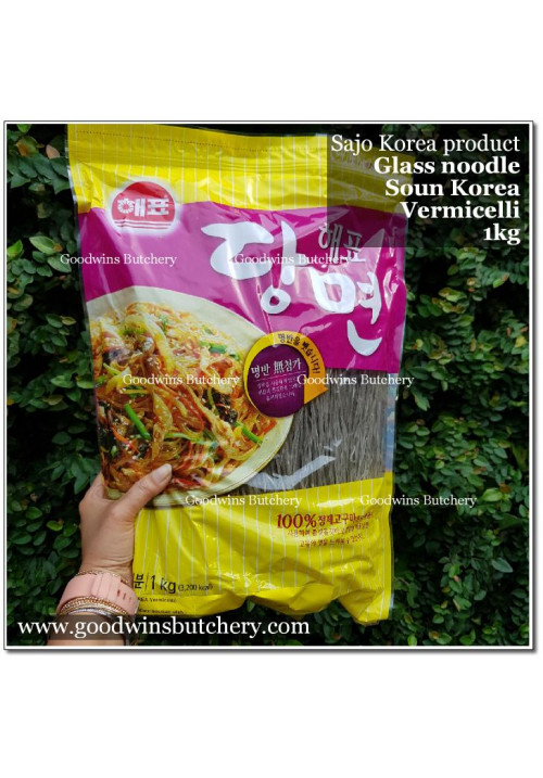Vermicelli sohun glass noodle POTATO GLASS NOODLE Korea Ansung Food 1kg